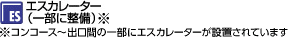 一部エスカレーター