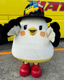 はとバス公式キャラクター「しゃぽぽ」