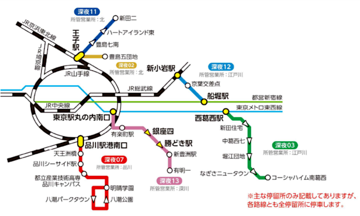 深夜バス 東京都交通局