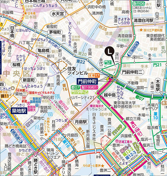 路線図 みんくるガイド 東京都交通局