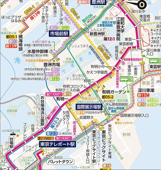 路線図 みんくるガイド 東京都交通局