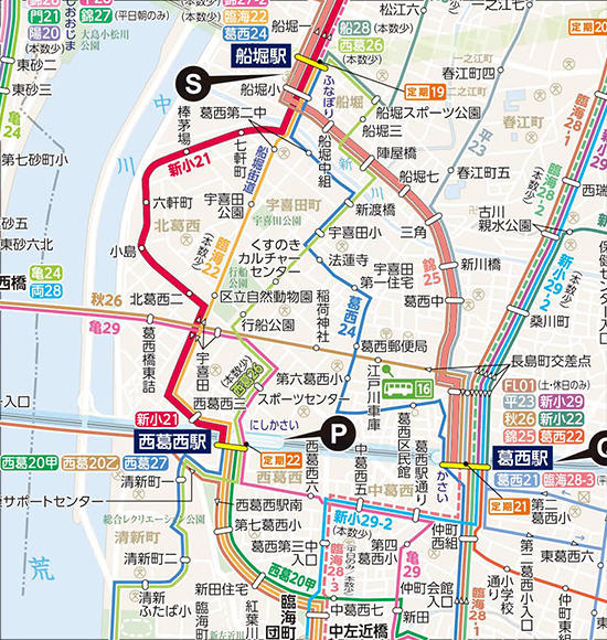 路線図 みんくるガイド 東京都交通局