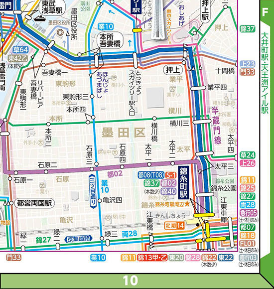 バス 路線 図 都