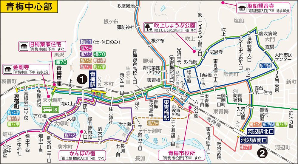 路線図 みんくるガイド 東京都交通局