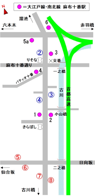 バスのりば（麻布十番駅）