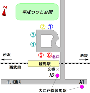 バスのりば（練馬駅）