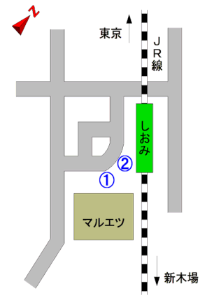 バスのりば（潮見駅）