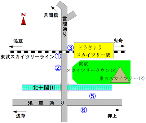 バスのりば（とうきょうスカイツリー駅）