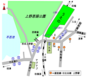 駅 構内 図 上野