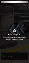 image：Au lancement de l'application