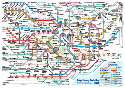 Toei Subway Route Map
