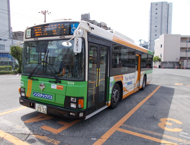 画像：バイオ燃料を使用した都営バス01