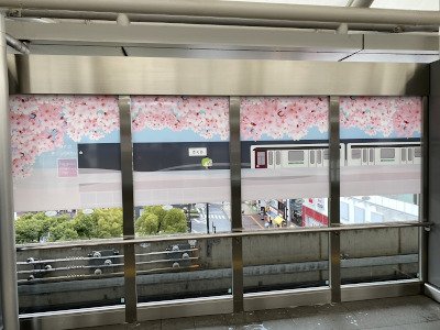 画像：日暮里駅の装飾1