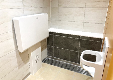 画像：ベビーシート、ベビーチェアが設置された様子