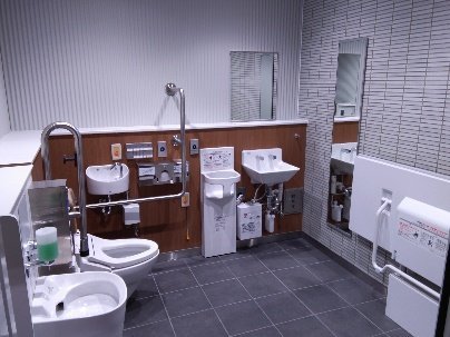 画像：トイレ内装