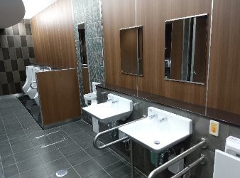 画像：グレードアップ工事が完了したトイレ