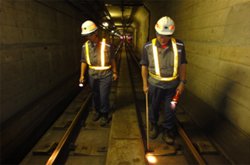 写真：徒歩巡視