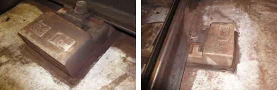 写真：防振まくらぎ