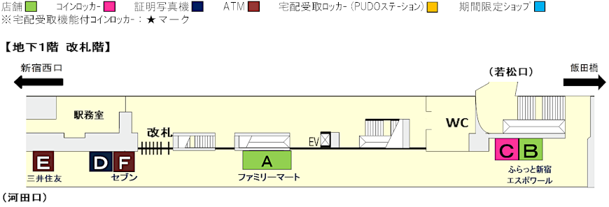 各エリアを選択してください。