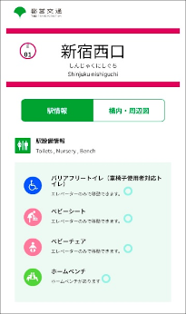 画像：駅設備情報
