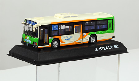 1 80スケール サウンド付きダイキャストモデル H代幕車 いすゞエルガ 東京都交通局