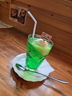 画像：クリームメロンソーダ