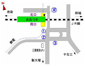 11月1日からの新しいのりば案内図