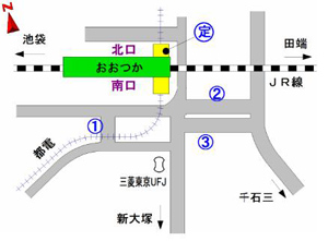 10月までののりば案内図