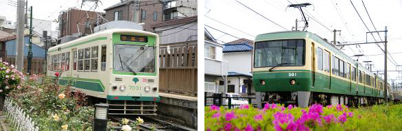 都電荒川線と江ノ島電鉄がコラボ