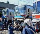 写真：車両撮影会の様子