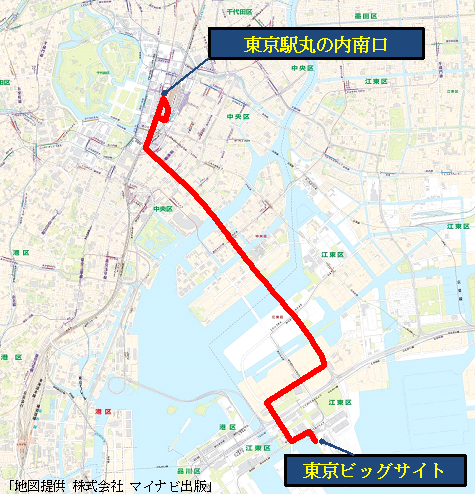 画像：運行経路