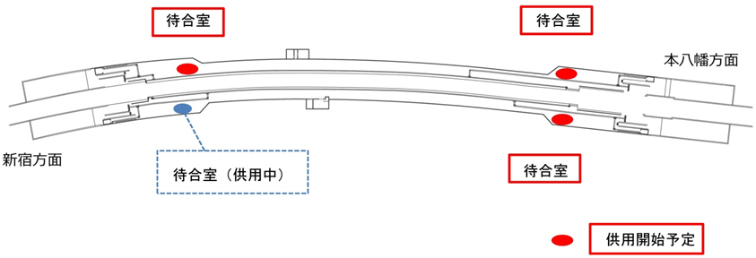 都営新宿線東大島駅構内図