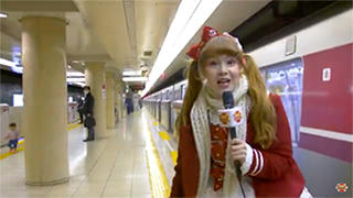 Image: TOKYO SURPRISE! Ambassador Cathy Cat boards from a usual Oedo Line platform but her destination…?