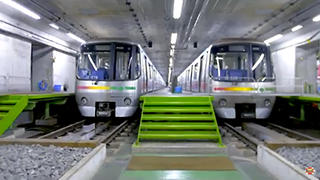 画像：東京の地下のどこかにある車両基地へ潜入