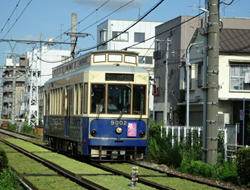 写真：荒川車庫前停留場付近