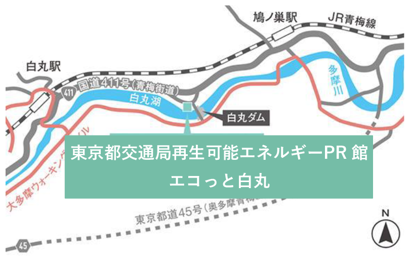 画像：会場付近の地図