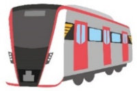 画像：電車のイラスト