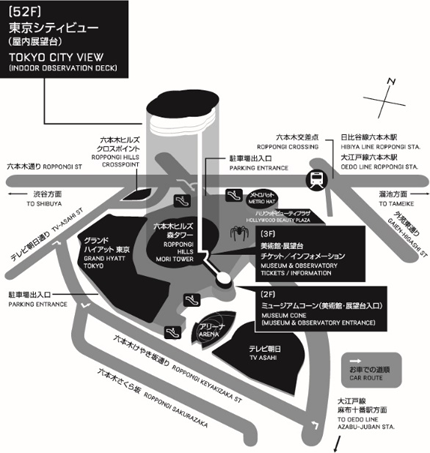 画像：会場周辺の地図