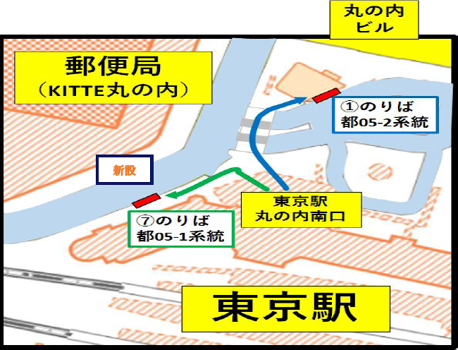 画像：のりば案内図