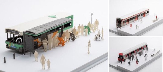 画像：テラダモケイ 都営交通編（都営バス、都営浅草線、都営大江戸線）