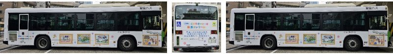 画像：令和5年度上位入賞作品のラッピングバス