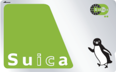 画像：Suicaカード（無記名式）