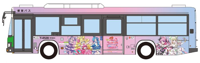 画像：ラッピングバスのイメージ