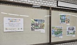 画像：構内ギャラリースペースの活用事例