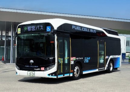 画像：燃料電池バス