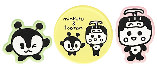 画像：ゆるゆるみんくる＆とあらんマグネット