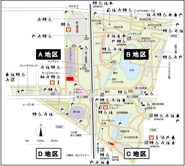 画像:開催場所の地図