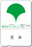 画像:都営まるごときっぷイメージ