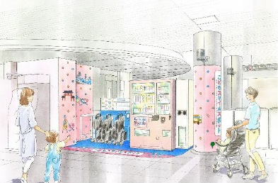 画像:大門駅装飾イメージ