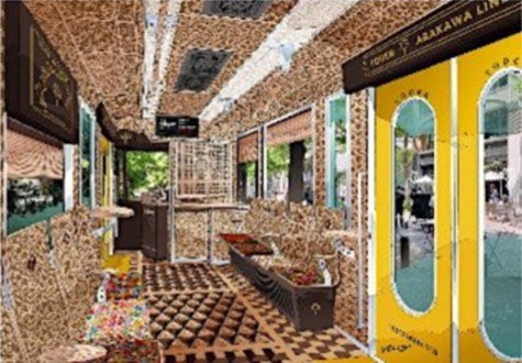 画像：（参考）リニューアル車両車内イメージ